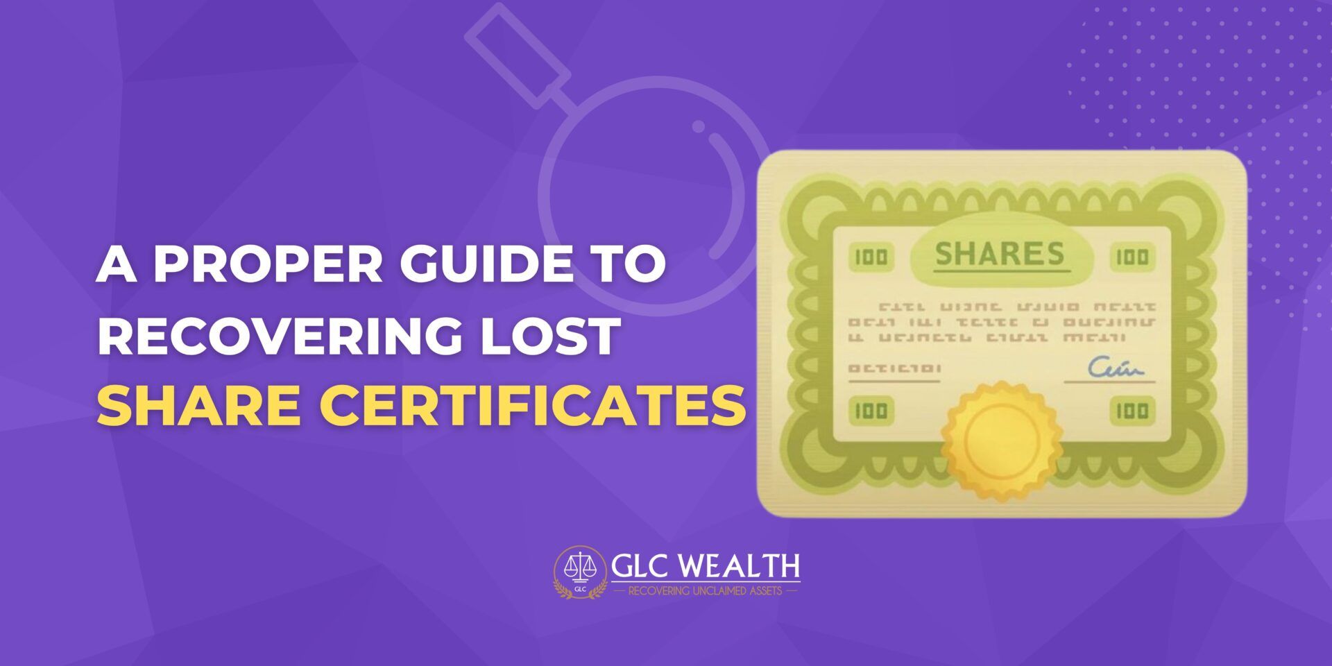 A Proper Guide to Recovering Lost Share Certificates