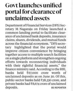 Unclaimed Assets